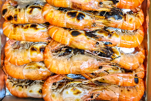 กุ้งเมีย (มีไข่) |ครึ่งโล