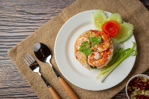 Fried Rice Shrimps