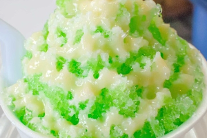 น้ำเขียว เกล็ดหิมะ ท๊อปปิ้งฟรีคะ