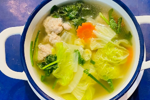 ต้มจืดเต้าหู้หมูสับ