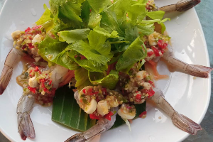 กุ้งแช่น้ำปลา