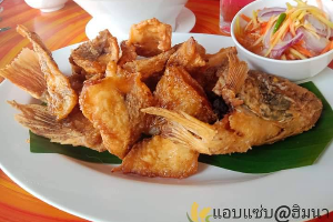 ปลาทับทิมทอดน้ำปลา