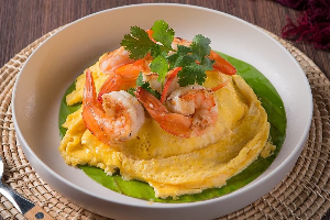 ข้าวไข่ข้นชีส กุ้ง ⭐️เมนูติดดาว⭐️	