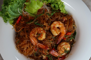 ผัดวุ้นเส้นขนลุก