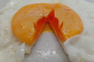 ไข่ดาวแบบสุกปานกลาง Over medium egg