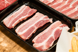 สามชั้นหนา 10 มิล (pork belly)