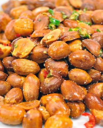 ถั่วลิสงทอด