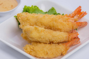 กุ้งชุปแป้งทอด