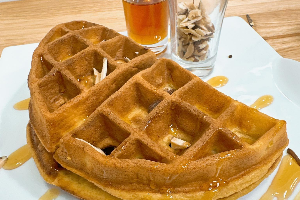 วาฟเฟิ้ลคาราเมลอัลมอล