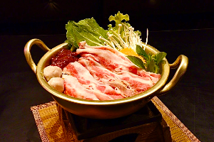 หม้อไฟแจ่วฮ้อนหมู (ชุดเล็ก)