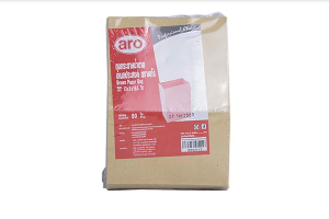 เอโร่ ถุงกระดาษน้ำตาล ขนาด 13x8x18.5 ซม. x 50 ใบ (300-0010)