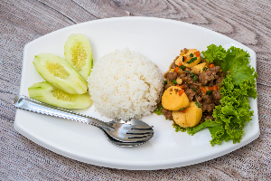 Teriyaki Minced Pork Rice