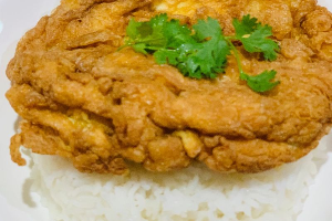 ไข่เจียวราดข้าว