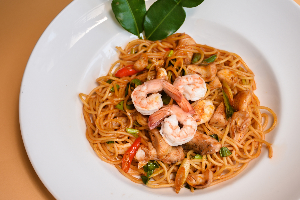 สปาเก็ตตี้ต้มยำทะเล