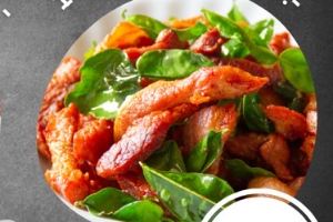 หมูแดดเดี่ยว(សាច់ជ្រូកបំពង)