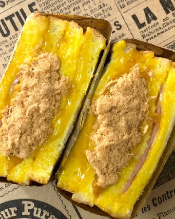 แซนวิชโบราณ โบโลน่าไก่ ไก่หยอง