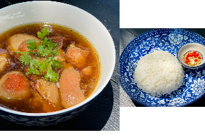 ข้าว+พะโล้