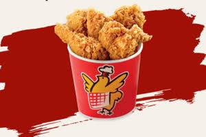 ไก่กรอบคละส่วน 5 ชิ้น พร้อมถัง