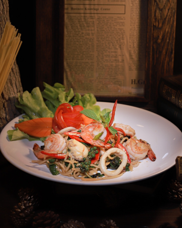 สปาเกตตีขี้เมาซีฟู้ด