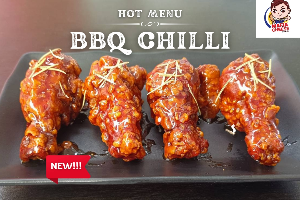 ไก่ทอด ซอสบาร์บีคิว 4 ชิ้น (HOT SPECIAL BBQ CHICKEN= 4 pcs.)