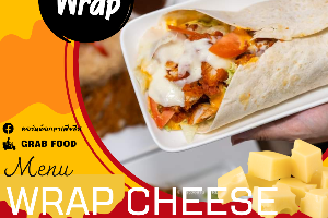 SUPER WRAP & CHEESE (แร็ปไก่ทอด แถมราดชีสยืด) *เมนูแนะนำ-