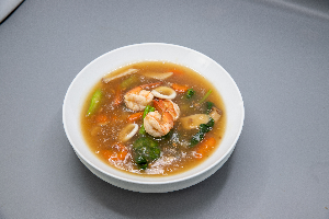 ราดหน้าทะเล ( Laad Nha with Seafood )