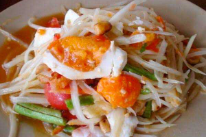 ตำไทยไข่เค็ม