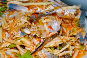 ยำมะม่วงปูม้า
