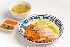 ไก่ผสม แบบจานสับ ธรรมดา
