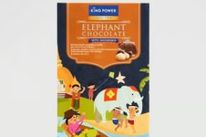ELEPHANT CHOCOLATE WITH MACCADAMIA