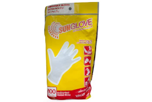 ถุงมือพลาสติกอเนกประสงค์ 100ชิ้น/แพ็ค (300-0022)