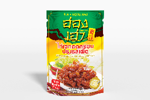 566040311.2 ไก่เจทอดกรอบปรุงรสเผ็ด 20กรัม x 6ซอง x 8ห่อ