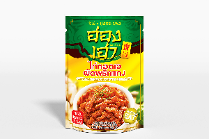 566040411.2 ไก่ทอดเจผัดพริกแกง 20กรัม x 6ซอง x 8ห่อ