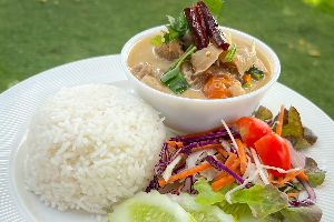 ข้าวต้มข่าไก่
