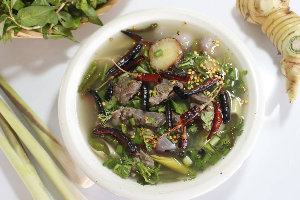 ต้มขม เนื้อ