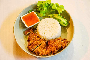 ข้าวไก่ทอด