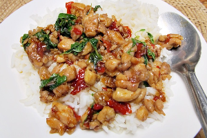 ผัดกะเพราไก่