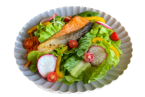Salmon Salad สลัดแซลมอน