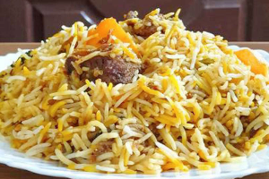 ข้าวบิรยานีเนื้อ( beef biryani)