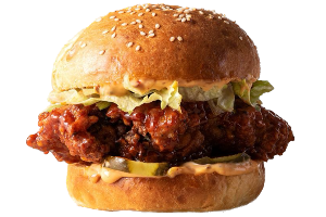 Korean Fried Chicken Burger