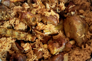 บิรยานีแพะ(goat biryani)