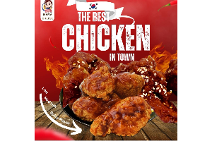 ไก่ทอด ซอสเกาหลี 5 ชิ้น, (KOREAN FRIED CHICKEN=5 pcs)