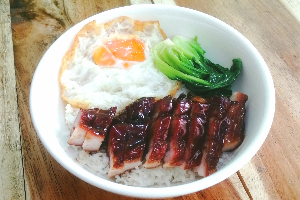 ข้าวหมูแดงฮ่องกง