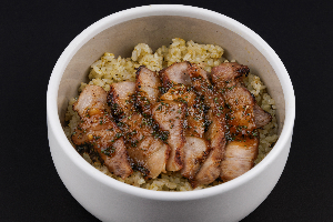 Kurobuta Pork with Presto Rice bowl
