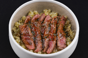 Tenderlion with Pesto Rice Bowl