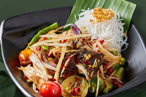 ส้มตำ Papaya salad 