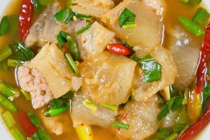 ซุปเอนแก้ว (BEEF TENDON SOUP)