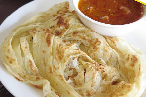 โรตีจิัมแกง ไก่/เนื้อ (ROTI CURRY) CHICKEN/BEEF)