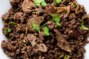ลาบหมู สุก