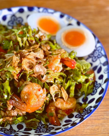 ยำถั่วพลู (Winged Bean Salad)